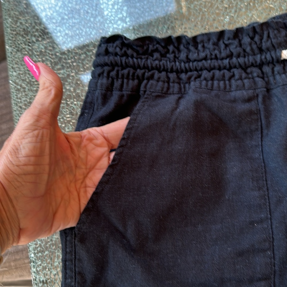 Xs Roxy Navy Shorts Drawstring & Elastic Waist - image 5